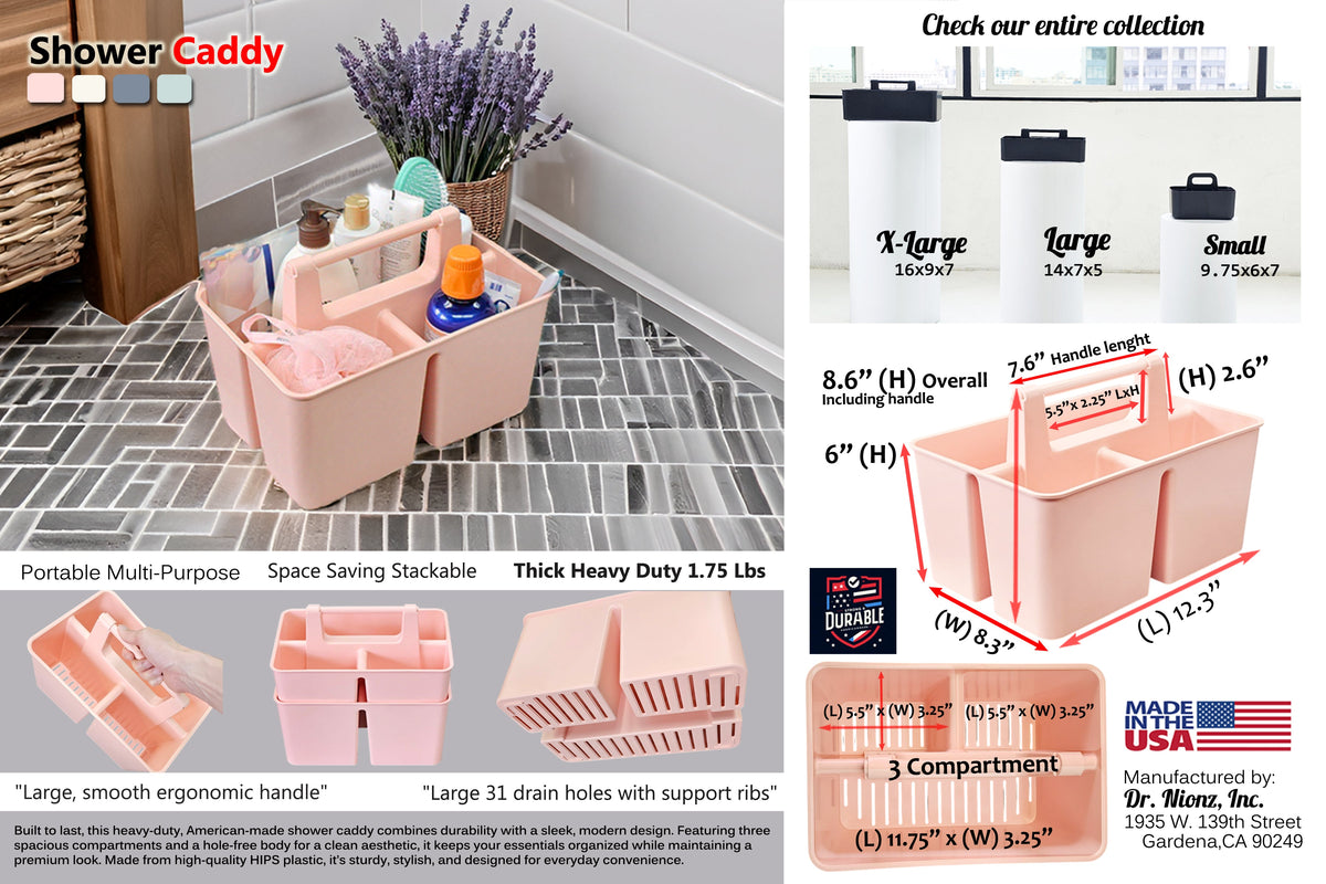 Shower Caddy Organizer with handler