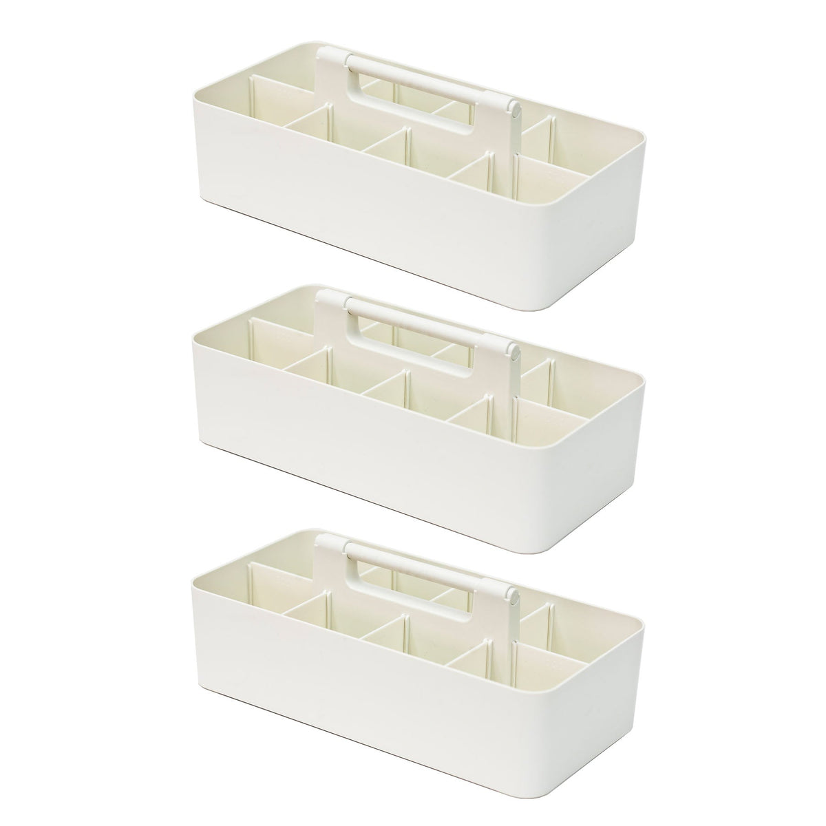 3-Pack Portable Storage Organizer Caddies
