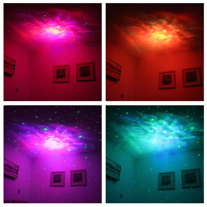 Astronaut Galaxy & Star Night Light Projector