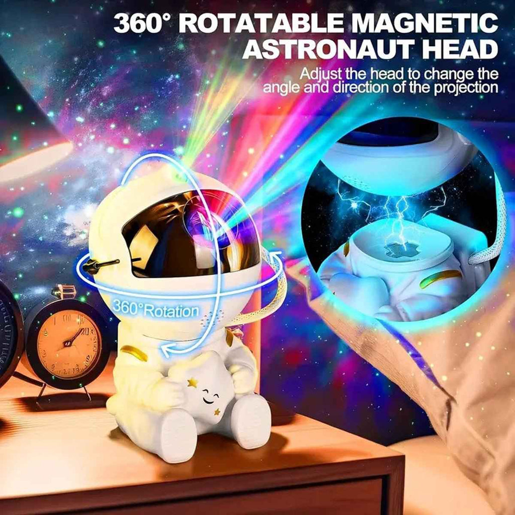 Astronaut Galaxy & Star Night Light Projector