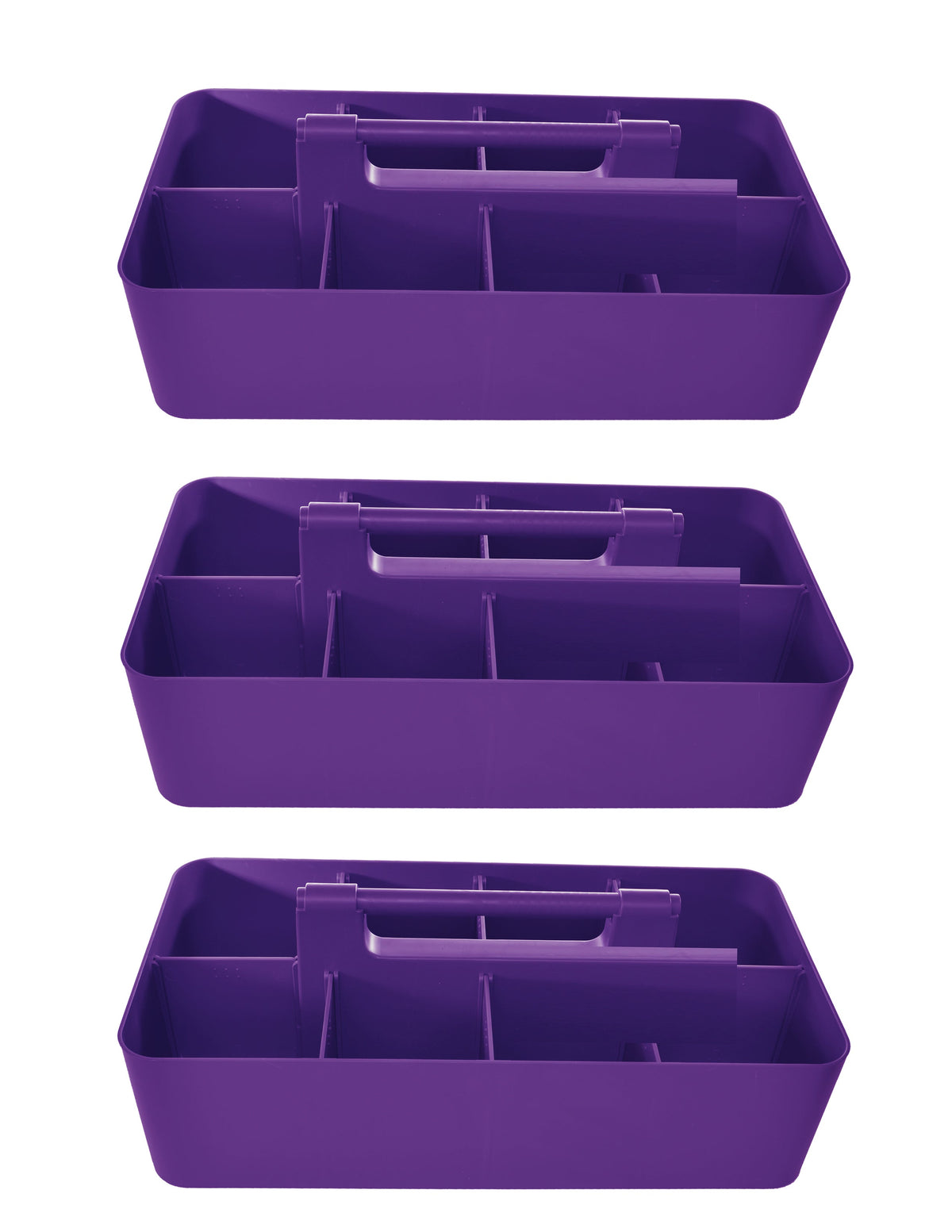 3-Pack Portable Storage Organizer Caddies