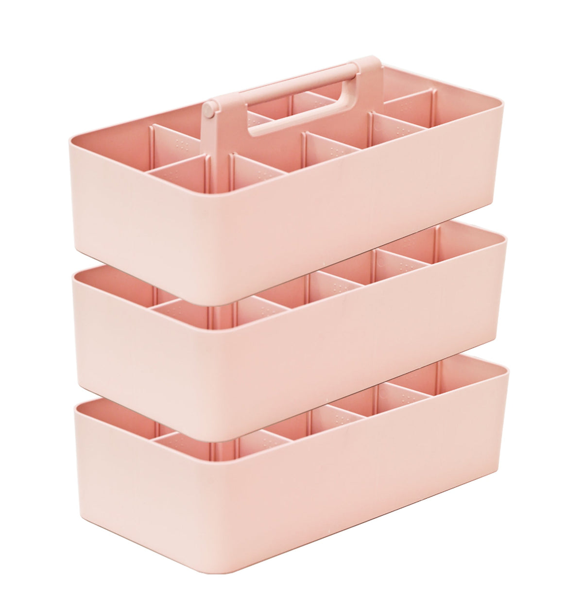 3-Pack Portable Storage Organizer Caddies